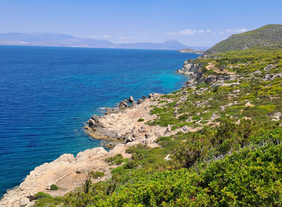 Things to Do in Loutraki Greece - seaside view of Perahora, close to Loutraki