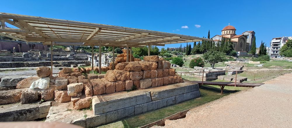 Kerameikos archaeological site in Athens