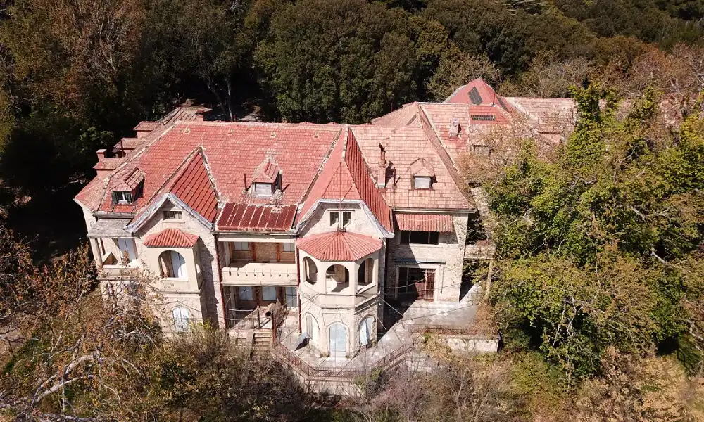 Best Hikes in Athens: the Tatoi Palace from a drone