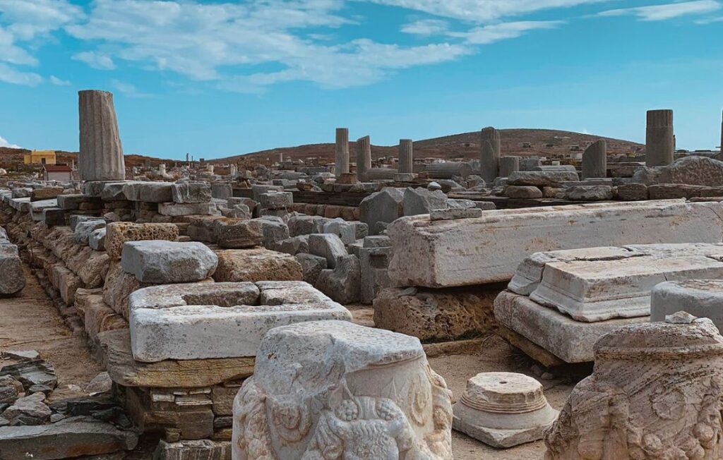 Delos Greek Island ancient site agora