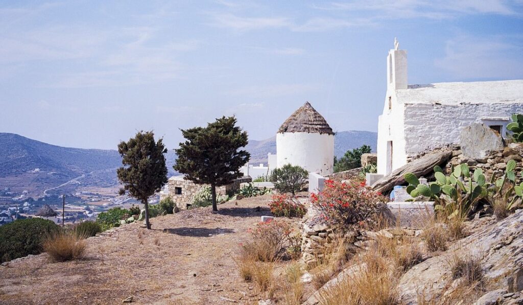 Amrogos island remote chapel 
