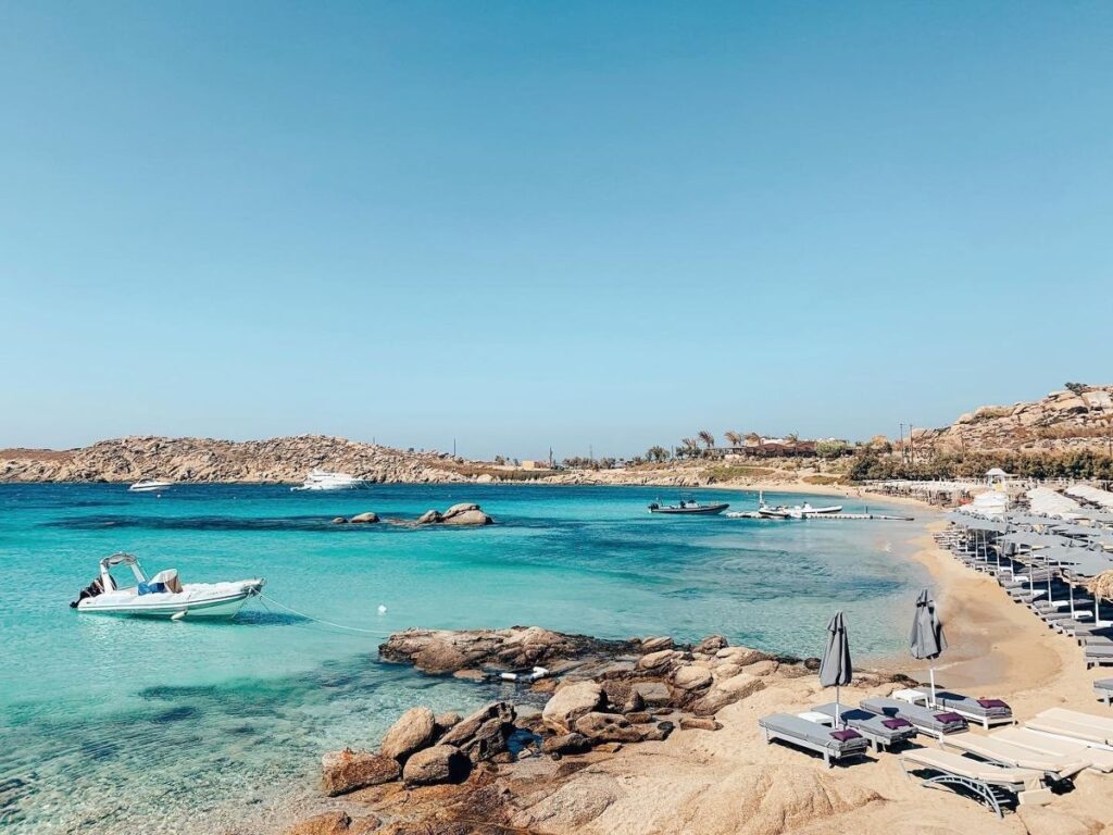 paraga beach in Mykonos island