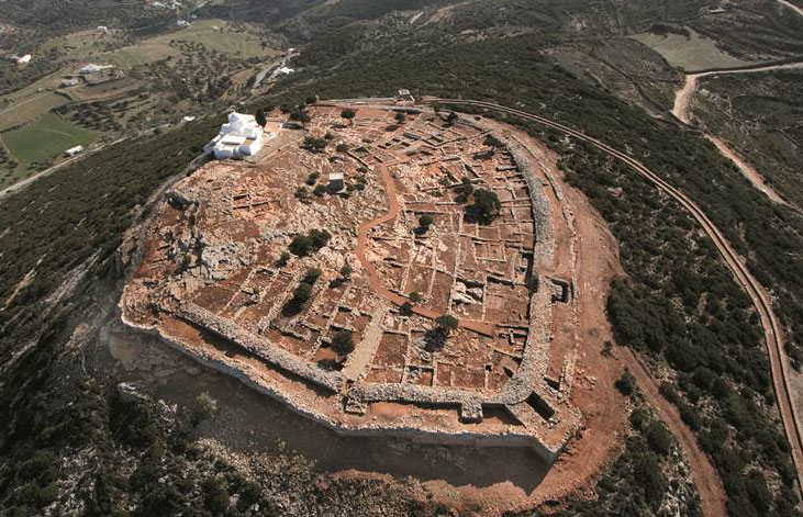 Sifnos Greece Acropolis of Agios Andreas