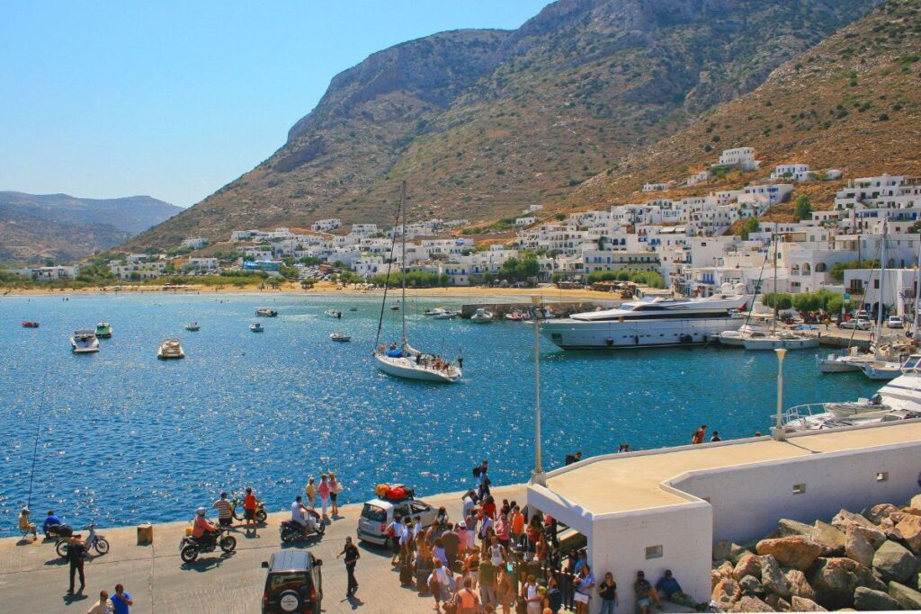 Sifnos Greece  Kamares port