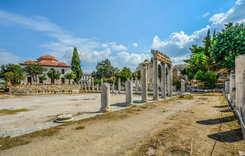 Central Apartments in Athens,Roman Agora in Athens