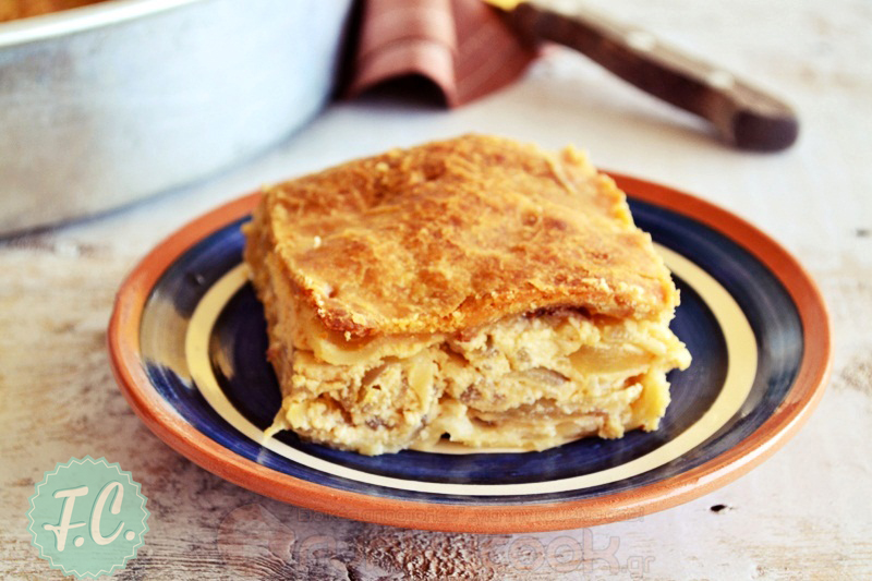 onion pie Folegandros island food