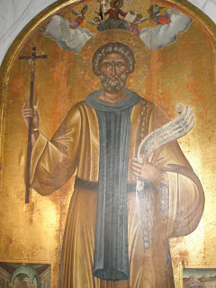  Black Orthodox Saint Icon St Barbaros.