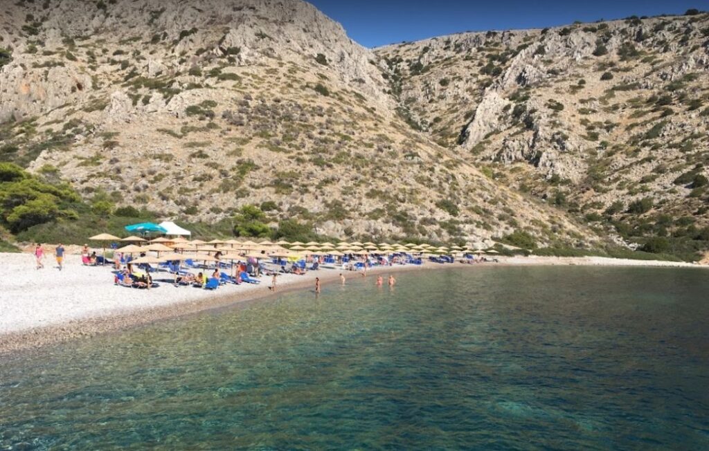 Best Things to Do in Hydra Greece: Agios Nikolaos Beach