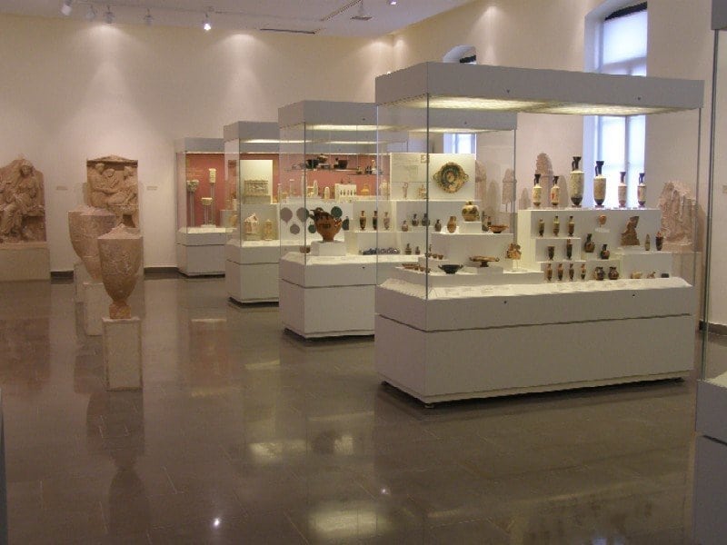 The archaeological museum in Salamina Greece
