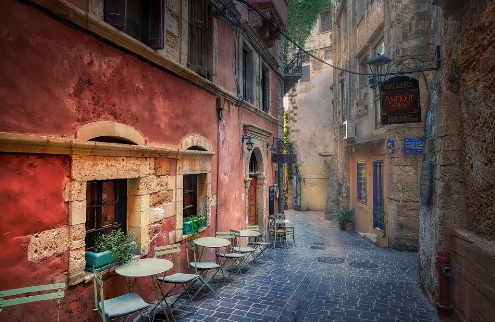 A picture of Chania Old Town in Chania Crete Greece.