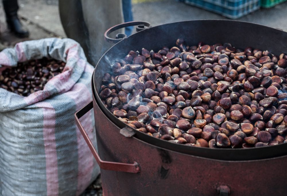Greece in October, chestnuts Festival in Pelion