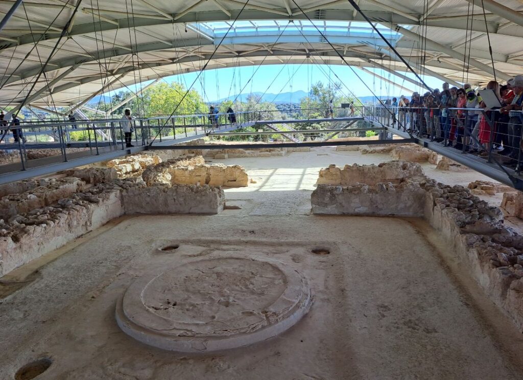 The Mycenean Palace of Nestor in Pylos, Peloponnese.