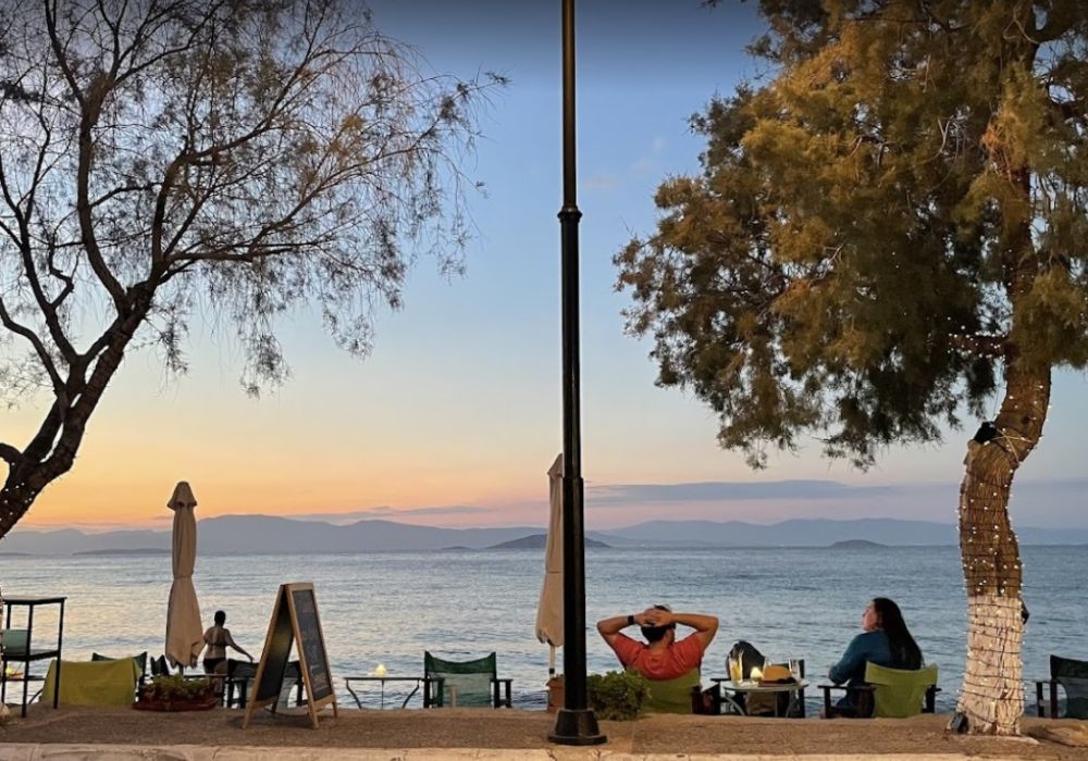  Agistri island: Copa Cabana seaside cafe