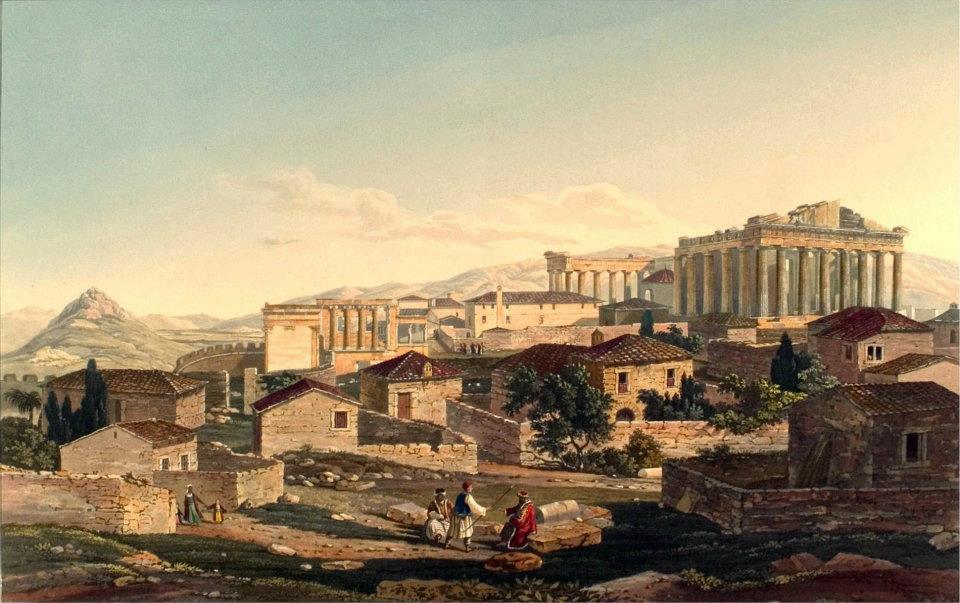 Ottoman Monuments in Athens, Acropolis by Edward Dodwel
