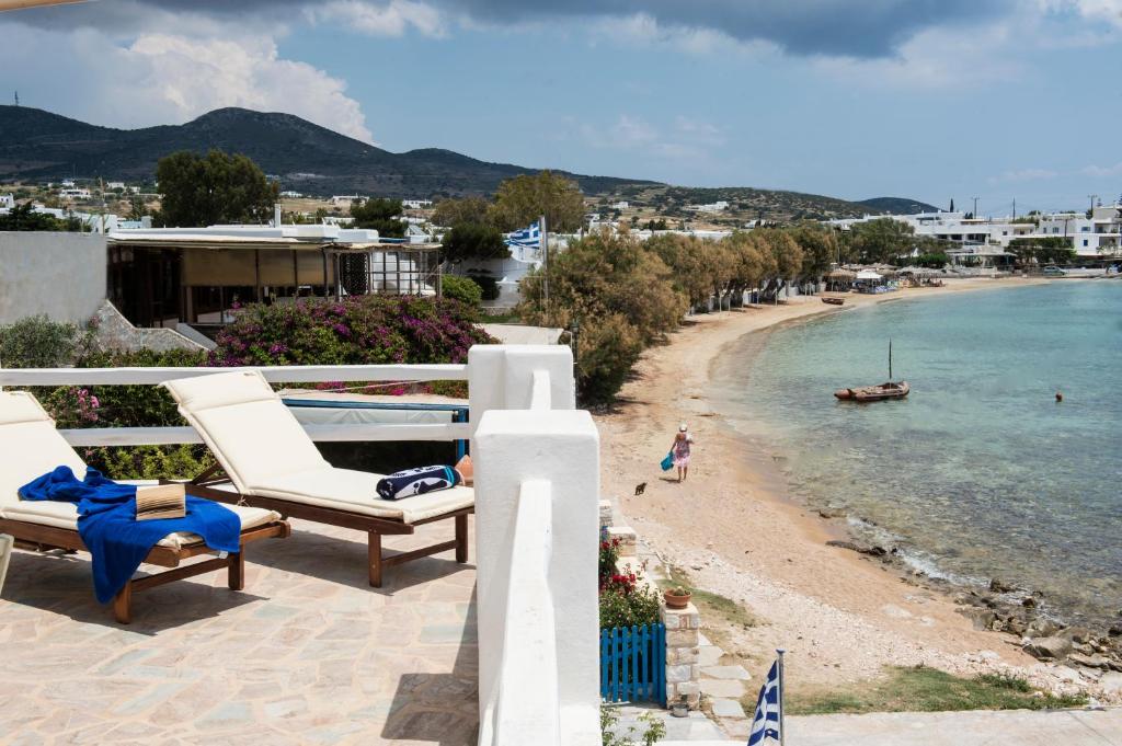 Evita Apartments Balcony in Nafplion Greece