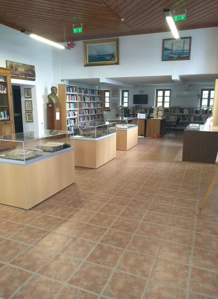 Exhibits of the Library of Zagora in Pelion peninsula. Zagora Greece.