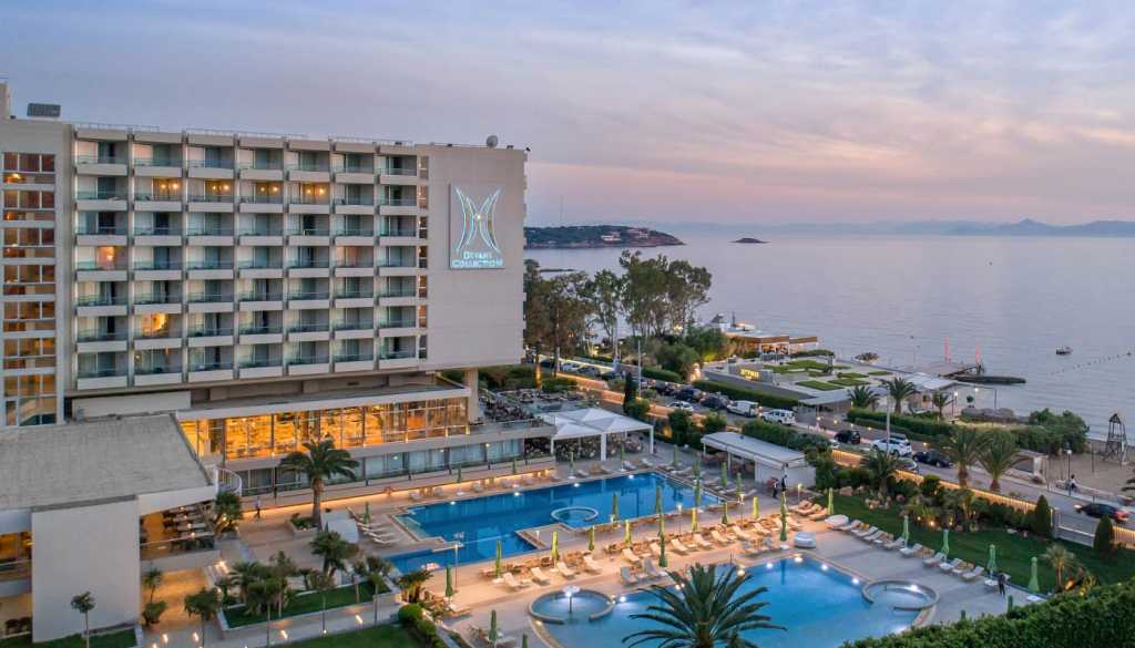 Best Athens Beach Hotels, Divani Apollon Palace and Thalasso Hotel. Best Athens beach hotels.