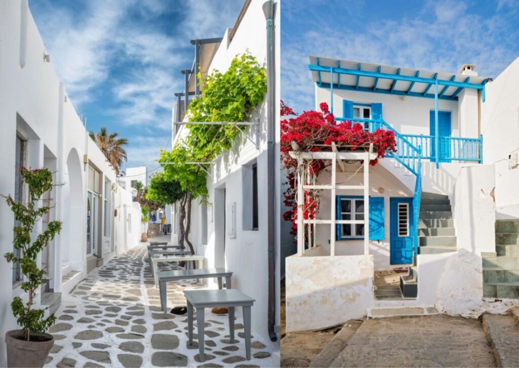 Marpissa village in Paros Greece