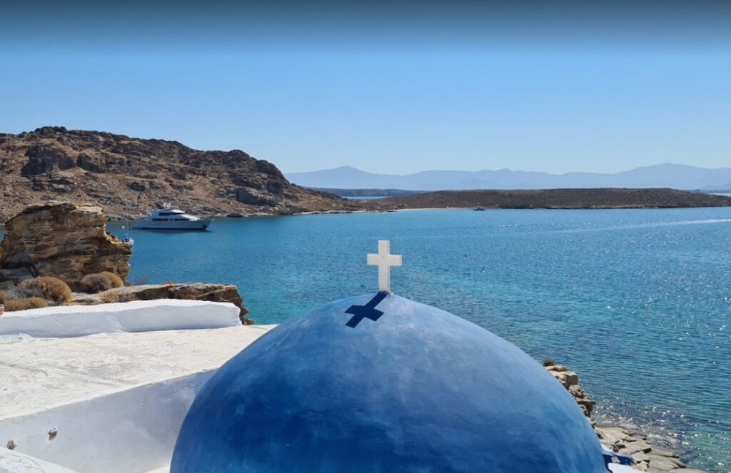 Agios Ioannis Blue Dome in Monastiri beach