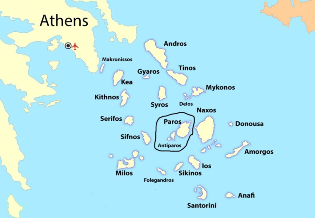 Paros Map Greek Islands Paros Island 2022: The Best Things To Do - Travel The Greek Way