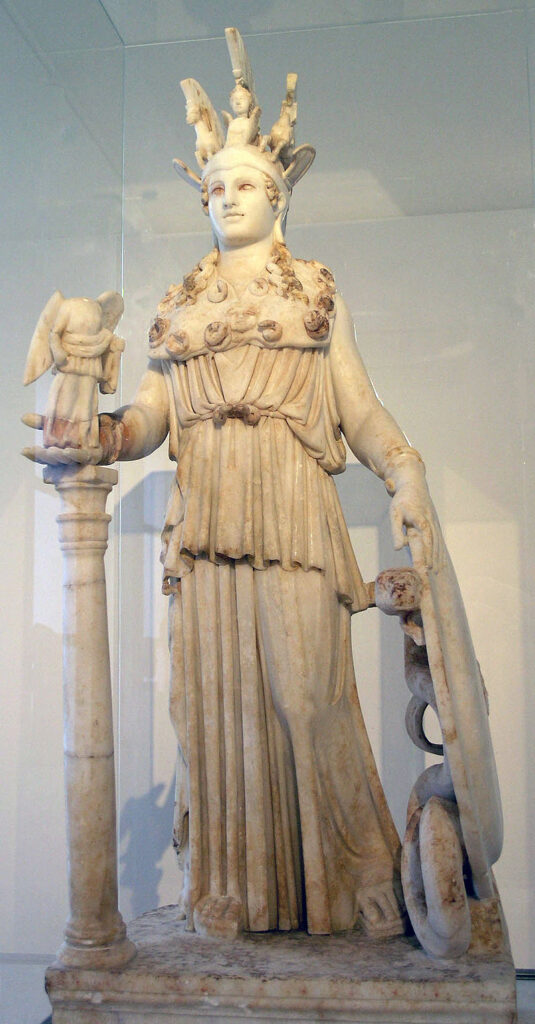  Varvakios Athena in the National Archaeological Museum of Athens