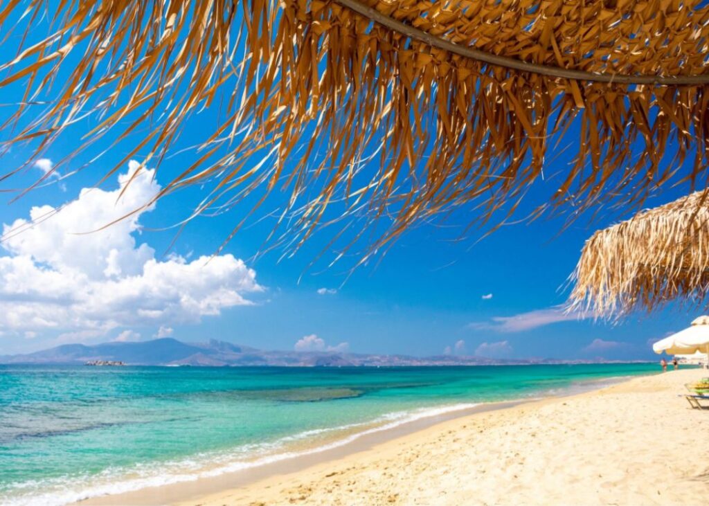 Greece 10-day itinerary: Agia Anna sandy beach in Naxos