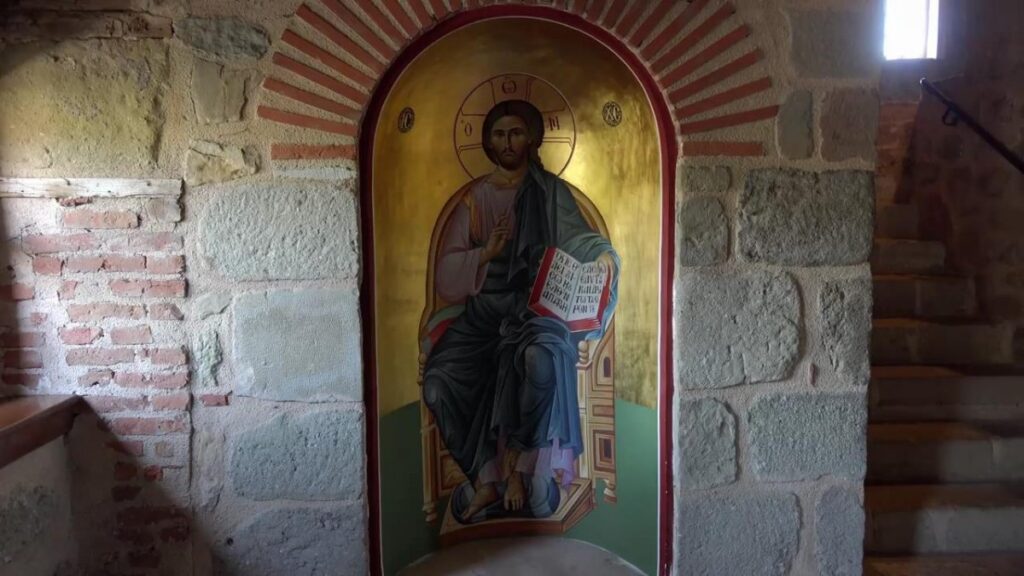 Meteora Monasteries wall frescoes
