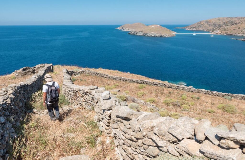Hiking Cyclades Islands, Kythnos hiking, Stef Greece