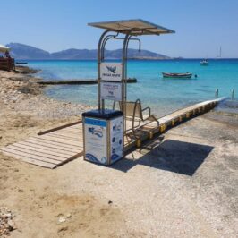 Greece for mobility-impaired people seatrac beach