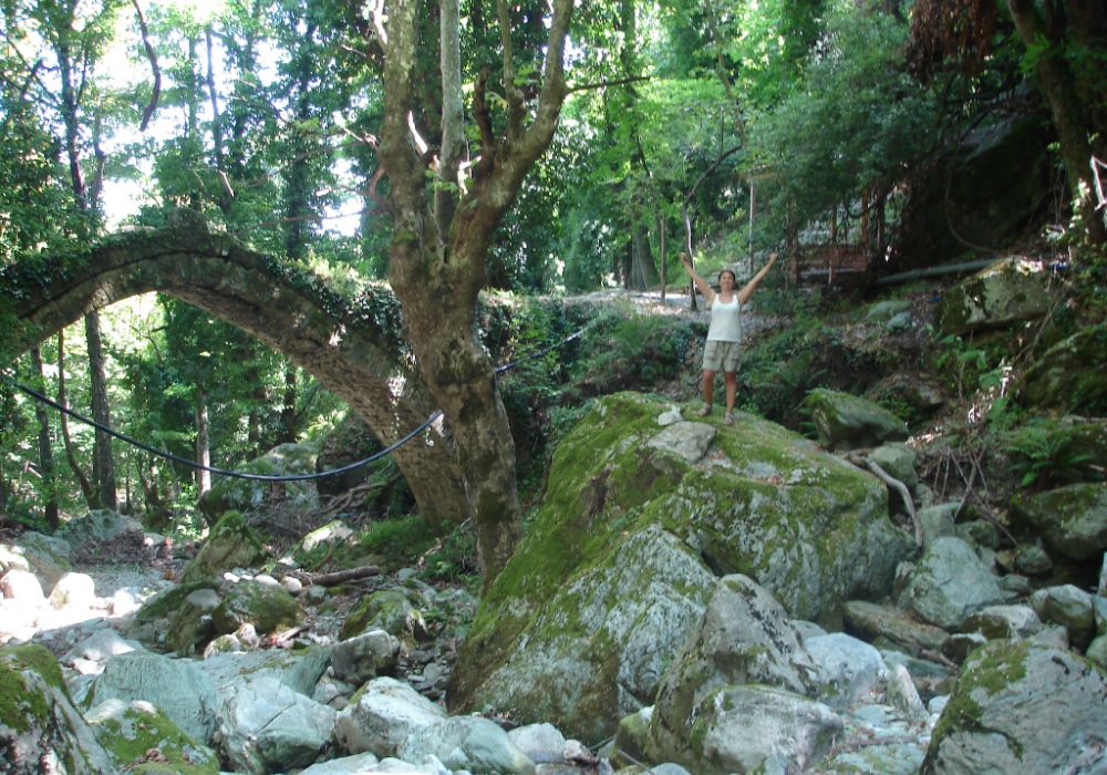 Tsagarada Pelion Evgenia at Old Birdge