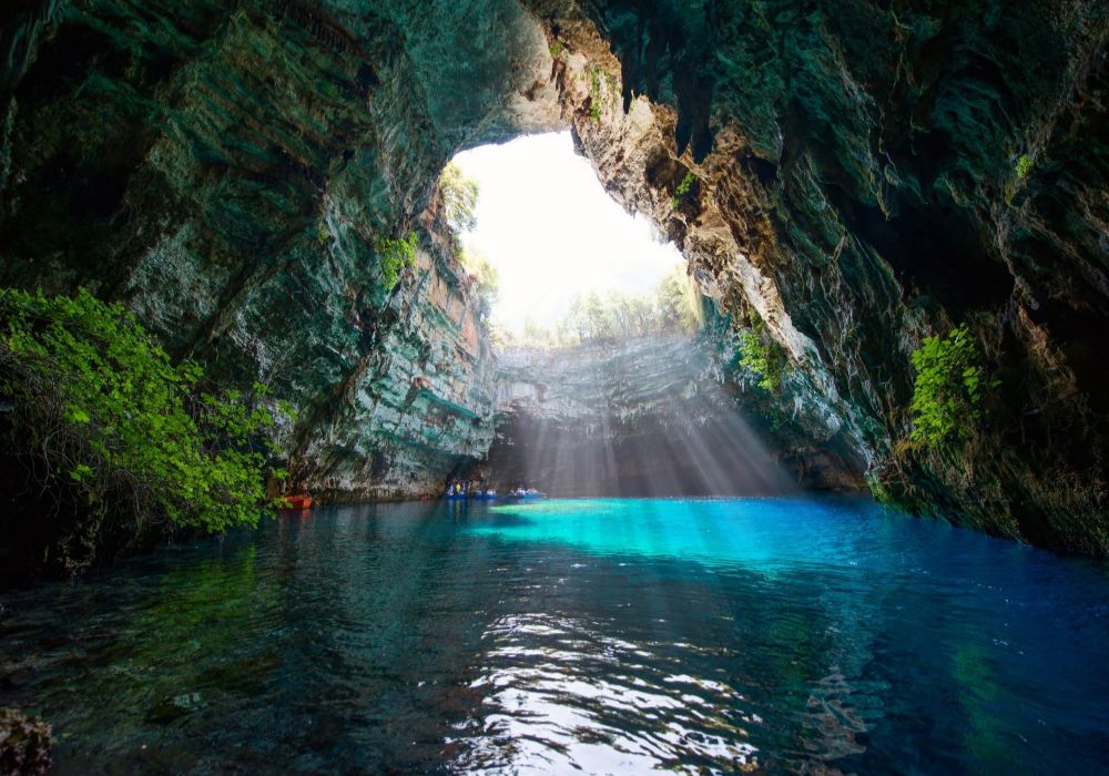 Best Things to Do on Kefalonia Island inside Melissani cave