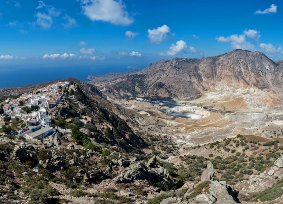 Greece in September Nisyros island