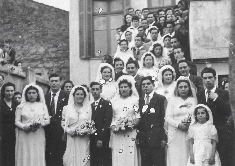 Eastern Thessaloniki Jewish Monuments , group wedding