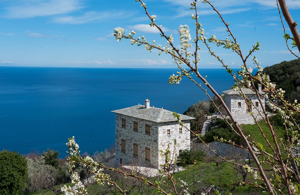 Tsagarada Pelion views to the sea