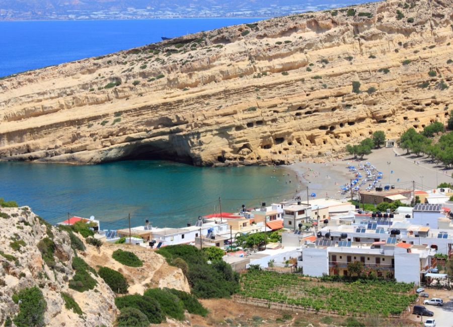 Best things to do on Crete island,  matala in Heraklion