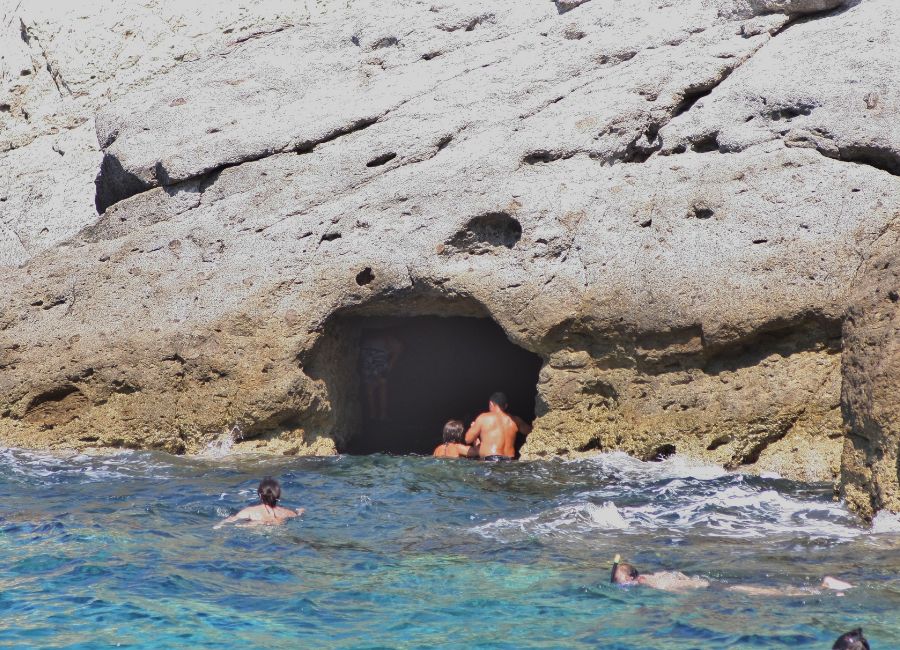 Pelekiti cave near Polyaigos. 