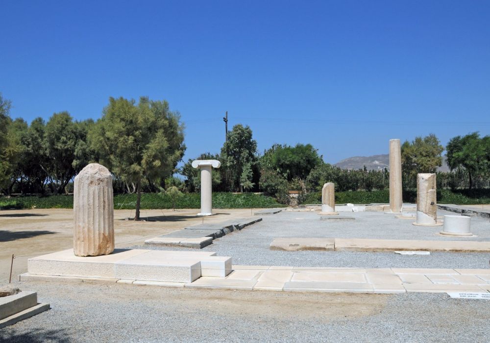 The Sanctuary of Dionysus  in Naxos Greece