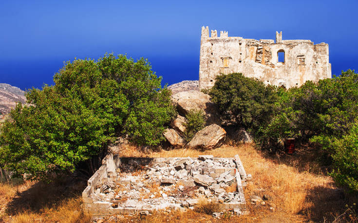 Agia Monastery in Naxos Greece
