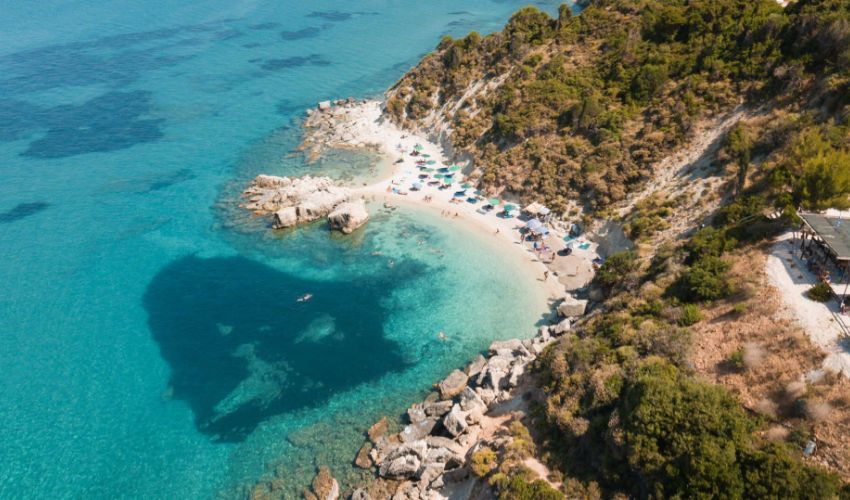 Things to do on Zakynthos Island:  Xygia beach