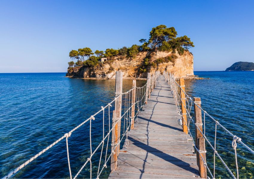 Things to do on Zakynthos Island: Agios Sostis bridge