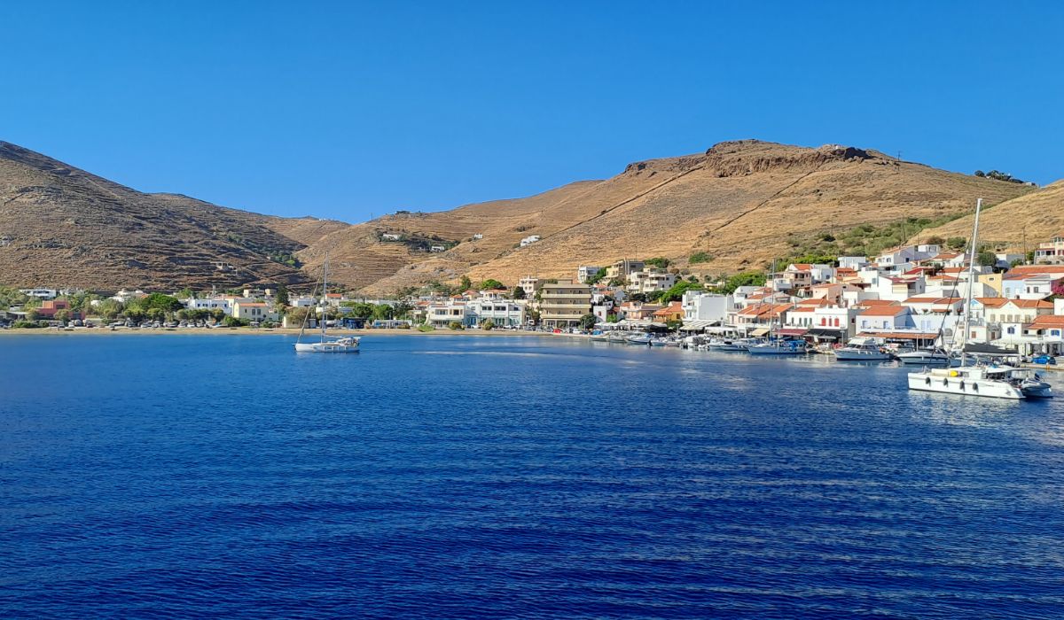 Korrisia, Kea island main port