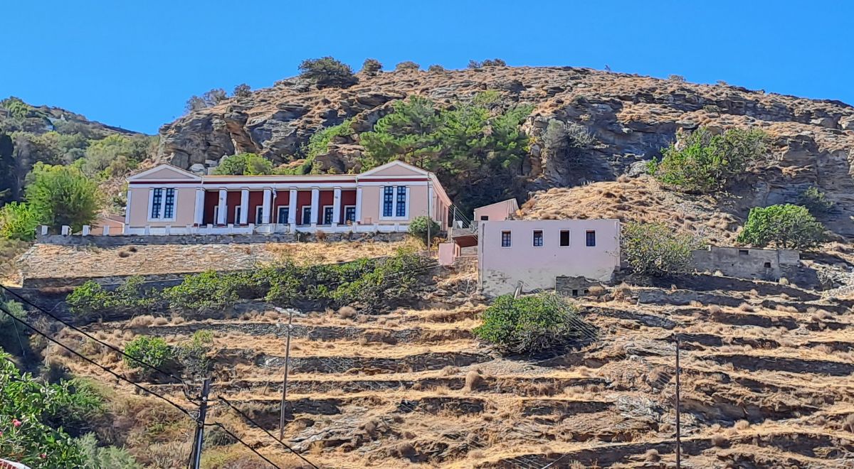 neoclassic building on Kea island