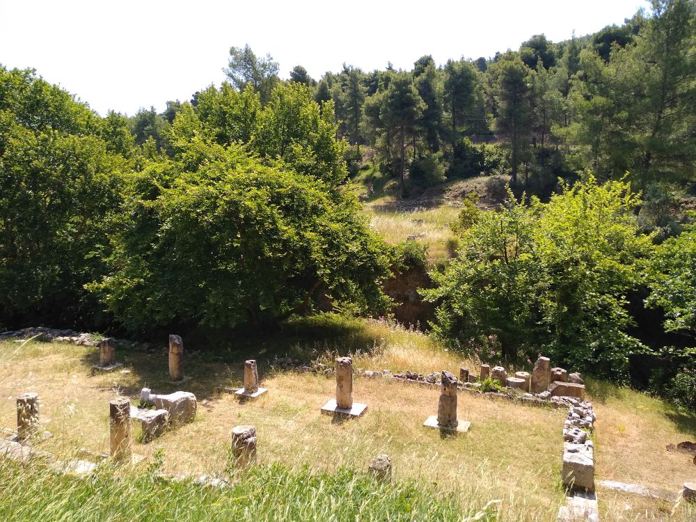 The temple of Amphiareion in Oropos.