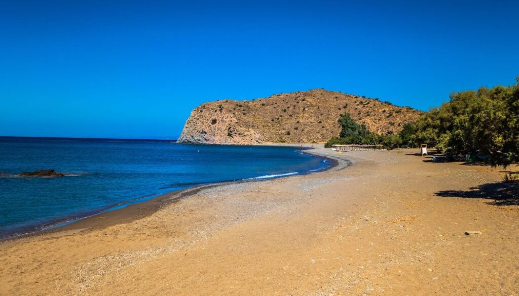 Komi beach with no people. 