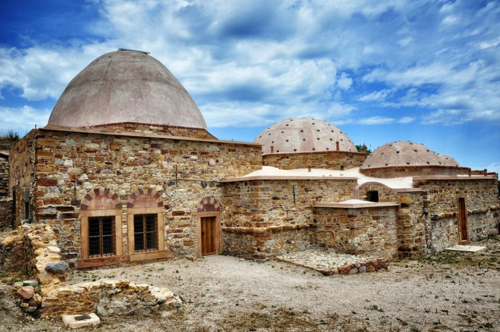 Chios Greece, The Ottoman Baths in the castle