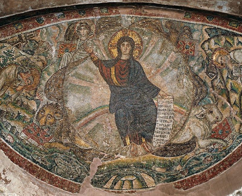 top things to do in Thessaloniki, Hosios David monastery mosaic