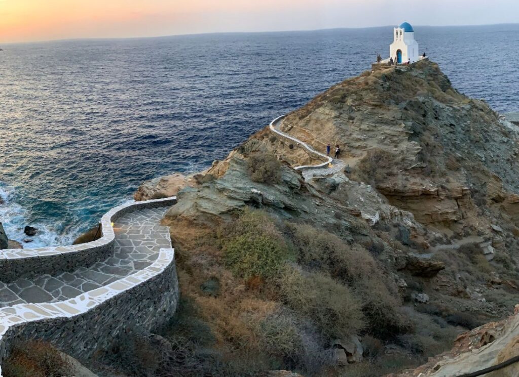 Sifnos Greece Chruch of Seven Martyrs.