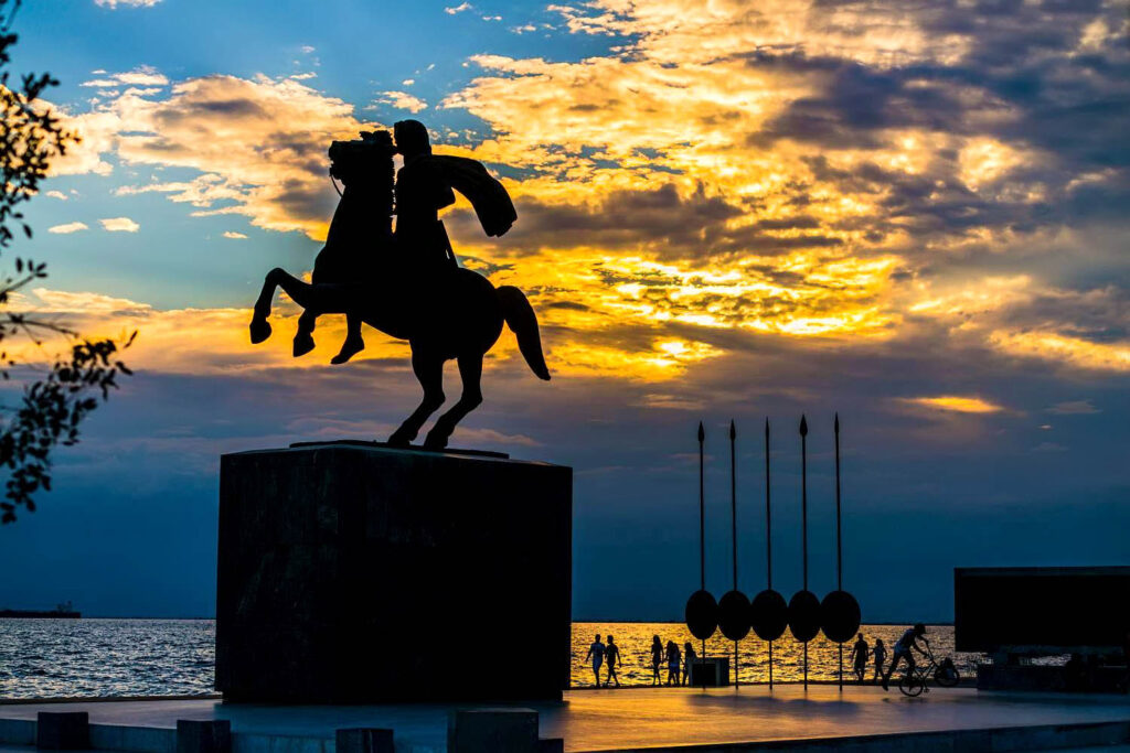 Great Alexander Statue in Thessaloniki