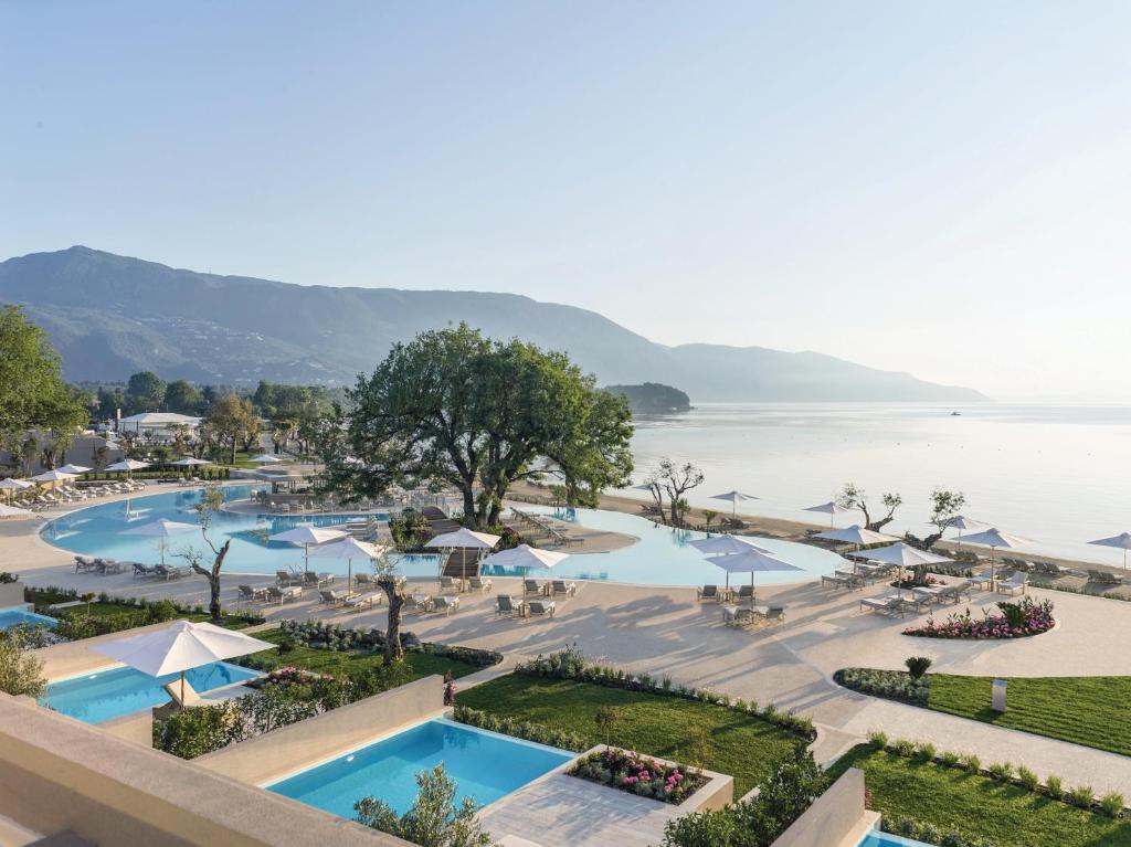All-Inclusive Resorts in Greece, Ikos Dassia garden and pools, Corfu