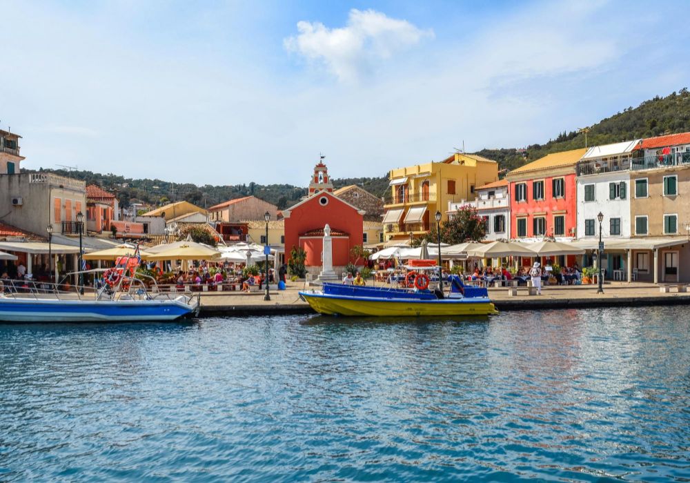 Best Things to do in Paxos Greece, the seafront of Gaios